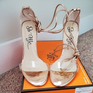 So Me Wicked Rose Gold Heel